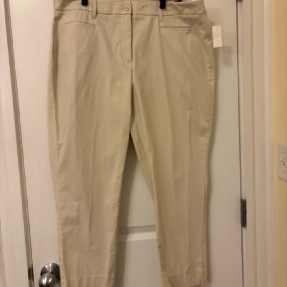 Talbots Beige Ankle Pants